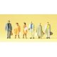 Pedestrians -- Passengers w/Bags, HO, Preiser Kg 14027