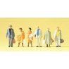 Pedestrians -- Passengers w/Bags, HO, Preiser Kg 14027