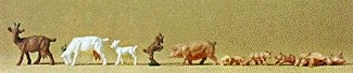 Animals -- Goats & Hogs, HO, Preiser Kg 14162