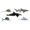 Scene-A-Rama(R) -- Marine Life Figures pkg(5), All Scales, Woodland Scenics 4447