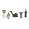 Scene-A-Rama(R) -- Edyptian Cultural Figures pkg(5), All Scales, Woodland Scenics 4441