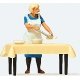 Individual Figure -- Housewife Serving Dinner at the Table, HO, Preiser Kg 28130