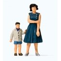 Mother & Son -- Standing, HO, Preiser Kg 28169