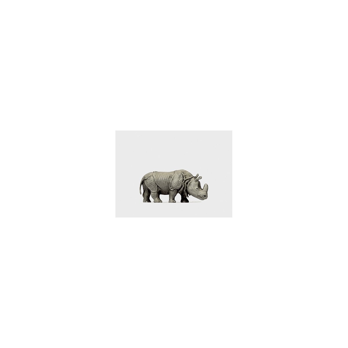 Animal -- Indian Rhinoceros 2, HO, Preiser Kg 29502