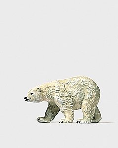 Animal -- Polar Bear, HO, Preiser Kg 29520