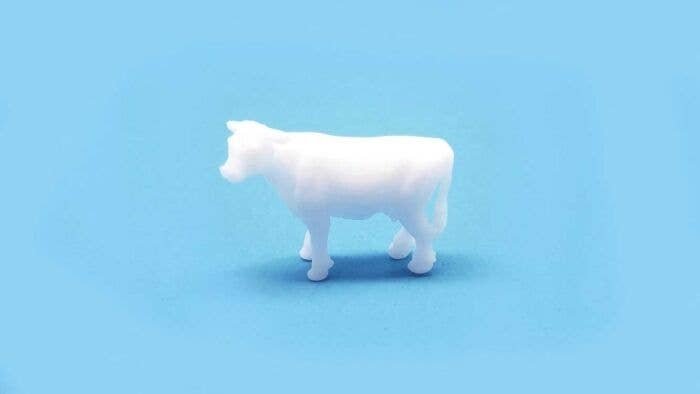 Cows -- Unpainted pkg(5), HO, All Scale Miniatures 870977