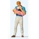 Father w/Baby, HO, Preiser Kg 28177