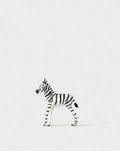 Animal -- Baby Zebra, HO, Preiser Kg 29504