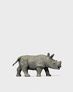 Animal -- Baby African Rhinoceros, HO, Preiser Kg 29523