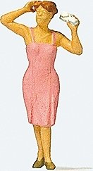 People Working -- Styling Her Hair, HO, Preiser Kg 28120