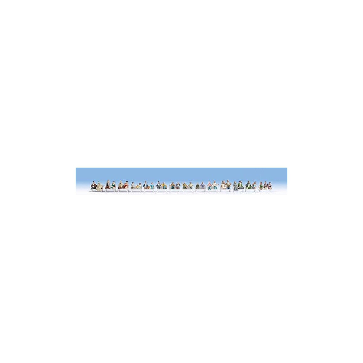 Seated People Without Legs Mega Set -- pkg(30), HO, Noch Gmbh & Co 16050