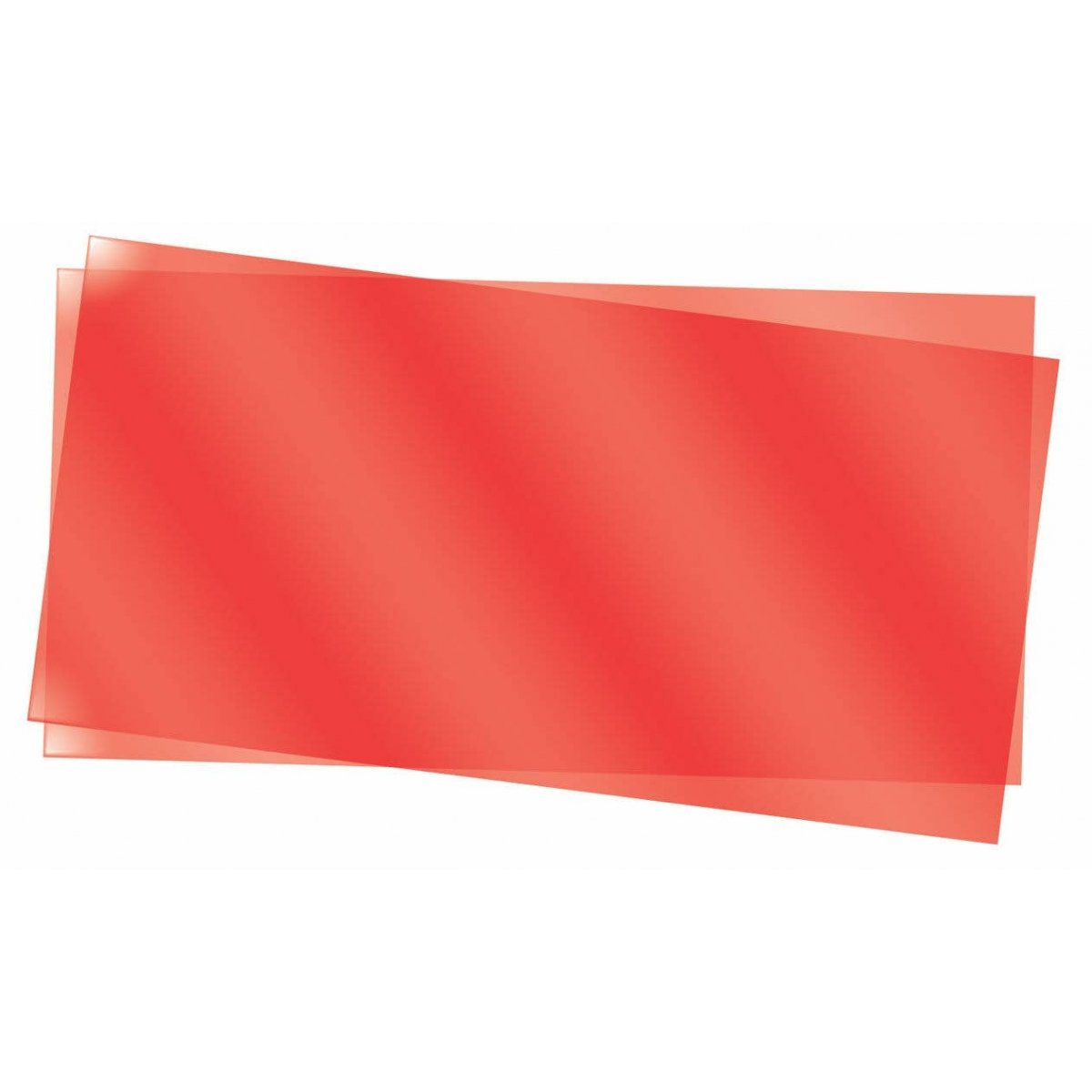 Transpartent Sheets pkg(2) - .010 x 6 x 12′ .025 x 15.2 x 30.5cm -- Red, ALL, Evergreen Scale Models 9901