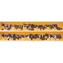 Dairy Cows pkg(30) -- Holsteins (black, white), HO, Preiser Kg 14408