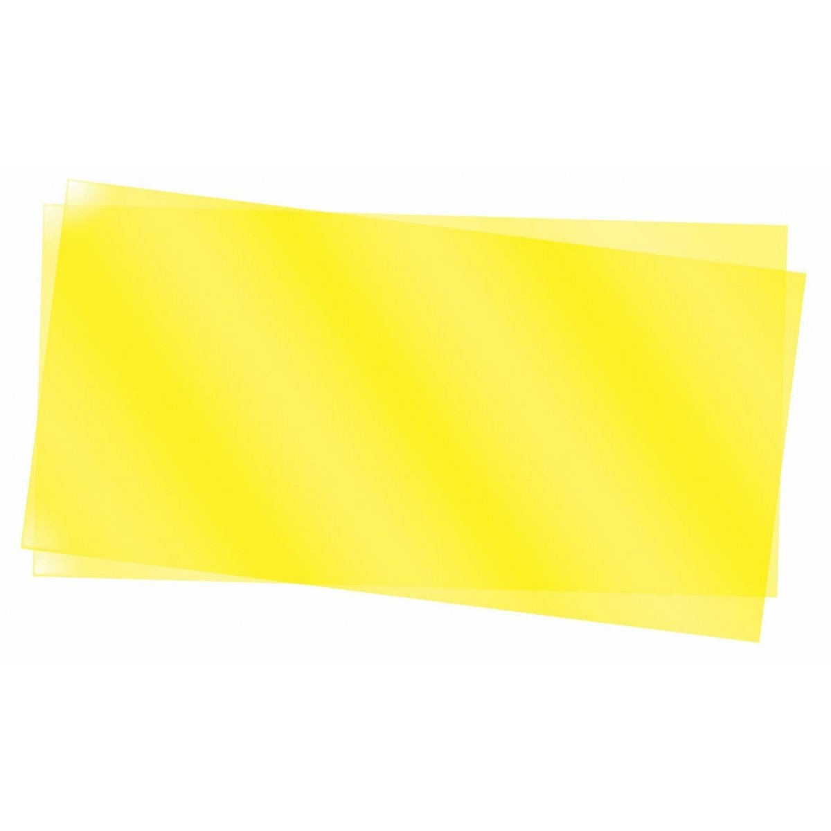 Transpartent Sheets pkg(2) - .010 x 6 x 12′ .025 x 15.2 x 30.5cm -- Yellow, ALL, Evergreen Scale Models 9904