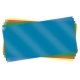 Color Assortment Pack pkg(5) .010 x 6 x 12′ .025 x 15.2 x 30.5cm -- 1 Each: Red, Yellow, Green, Blue, Black, ALL, Evergreen Sc