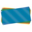 Color Assortment Pack pkg(5) .010 x 6 x 12′ .025 x 15.2 x 30.5cm -- 1 Each: Red, Yellow, Green, Blue, Black, ALL, Evergreen Sc
