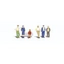 Scenic Accents(R) Figures -- Bystanders pkg(6), O, Woodland Scenics 2732