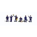 Scenic Accents(R) Figures -- Train Personnel pkg(6), O, Woodland Scenics 2722