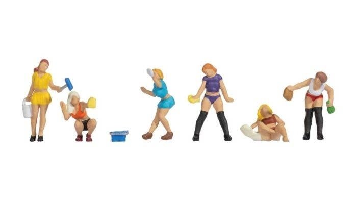 Car Wash Women -- pkg(6), HO, Noch Gmbh & Co 15947