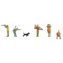 Recreation & Sports -- Hunters with Dog pkg(6), HO, Faller Gmbh 151689