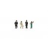 Find Me Figures Scenic Accents(R) -- Historical Figures pkg(4), N, Woodland Scenics 2871