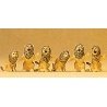 Animals -- Performing Lions - Seated pkg(3), HO, Preiser Kg 20381