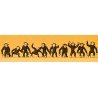 Animals -- Monkeys (brown) pkg(10), HO, Preiser Kg 20388
