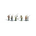 Scenic Accents(R) -- Fly Fishermen pkg(6), N, Woodland Scenics 2215