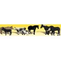 Assorted Farm Animals - Scenic Accents(R) -- pkg(7), N, Woodland Scenics 2142