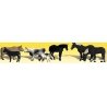 Assorted Farm Animals - Scenic Accents(R) -- pkg(7), N, Woodland Scenics 2142
