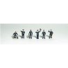 Scenic Accents(R) Figurines -- Train Personnel pkg(6), HO, Woodland Scenics 1847