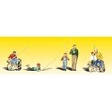 Scenic Accents(R) Figures -- Gone Fishing pkg(5), N, Woodland Scenics 2179