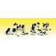 Scenic Accents(R) Animal Figures -- Holstein Cows pkg(11), N, Woodland Scenics 2187