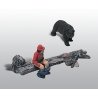 Scenic Details(R) (Unpainted Metal Castings) -- The Bare Hunter & Black Bear, HO, Woodland Scenics 227