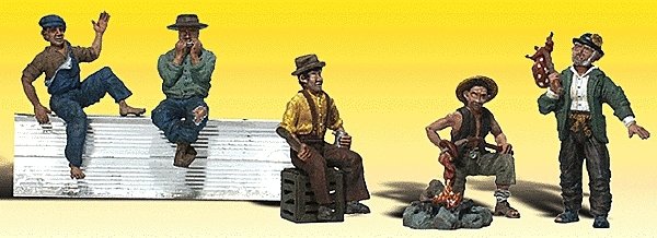 Hobos - Scenic Accents(R) -- pkg(5), N, Woodland Scenics 2138