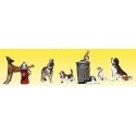 Dogs & Cats - Scenic Accents(R) -- pkg(12), N, Woodland Scenics 2140