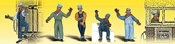 Scenic Accents(R) -- Engineers pkg(6), N, Woodland Scenics 2153