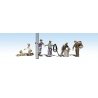 Scenic Accents(R) Figures -- City Workers pkg(6), HO, Woodland Scenics 1826