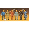 Railroad Personnel -- Track Workers, HO, Preiser Kg 14033