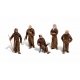 Scene-A-Rama(R) -- Friars & Monks pkg(5), All Scales, Woodland Scenics 4453