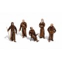 Scene-A-Rama(R) -- Friars & Monks pkg(5), All Scales, Woodland Scenics 4453