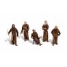 Scene-A-Rama(R) -- Friars & Monks pkg(5), All Scales, Woodland Scenics 4453