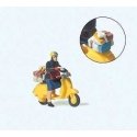 Post Woman - Mail Carrier on Scooter Individual Figure, HO, Preiser Kg 28249