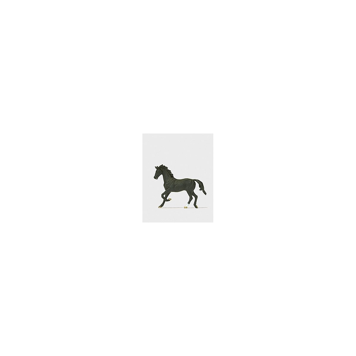 Animal -- Black Horse, HO, Preiser Kg 29525