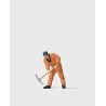 Worker -- Track Worker w/Pick, HO, Preiser Kg 28090