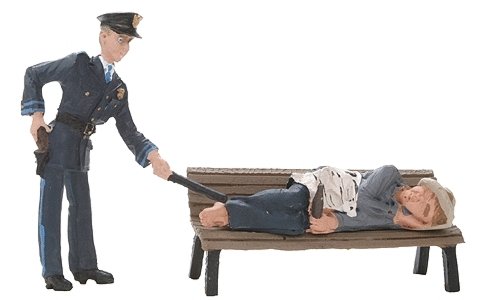 Scenic Accents(R) Figures -- Law and Lawless, G, Woodland Scenics 2561