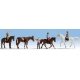 Equestrians -- 4 People & 4 Horses, N, Noch Gmbh & Co 36630