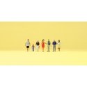 Pedestrians -- Passers-By pkg(7), N, Preiser Kg 79217