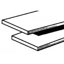 Aluminum Sheet - 4 x 10` 10.2 x 25.4cm -- .016` .04cm, ALL, K & S Engineering 255