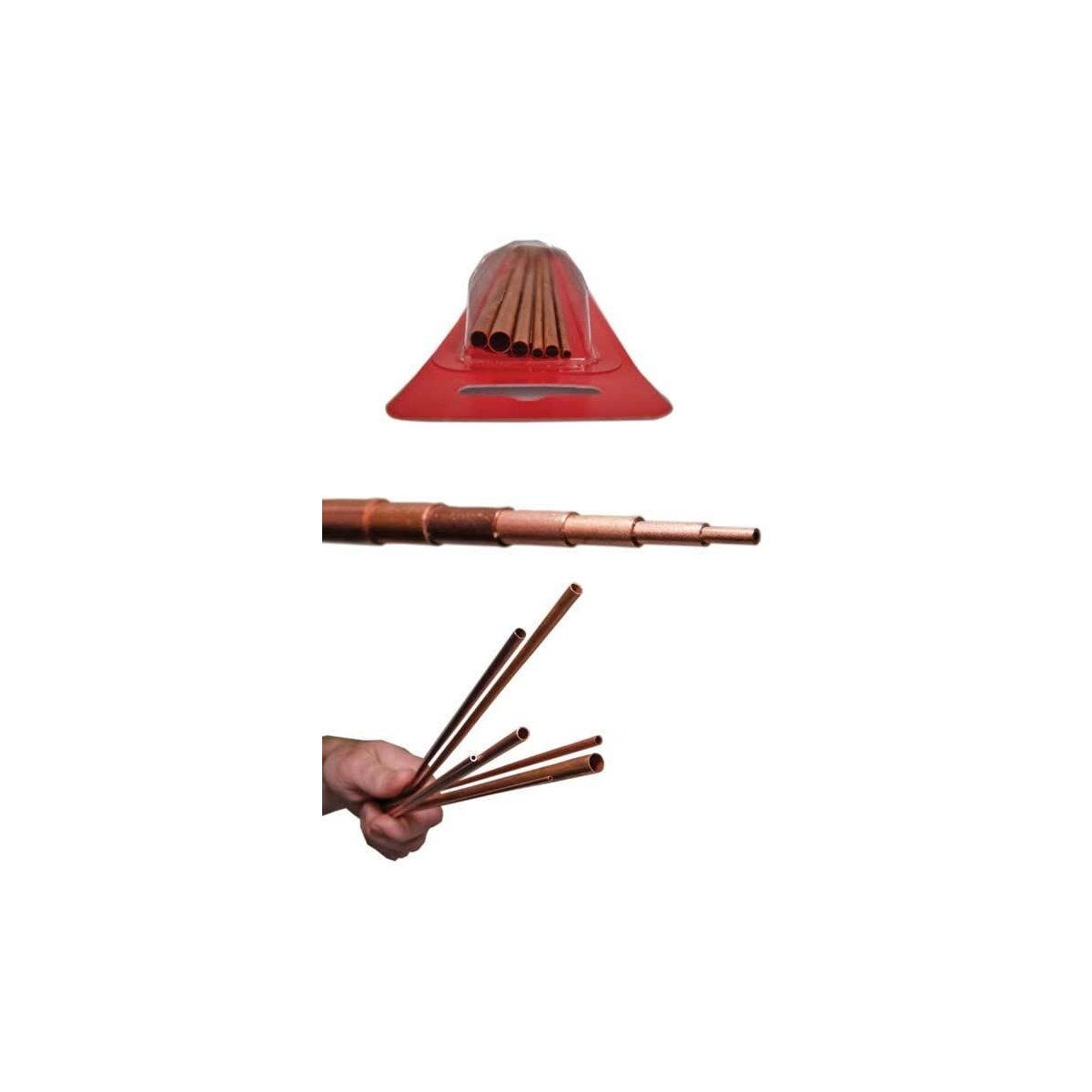 Telescopic Tubing Pack - 12` Long x .014` -- Copper 1/16 to 1/4` O.D., 7 Pieces, ALL, K & S Engineering 3404